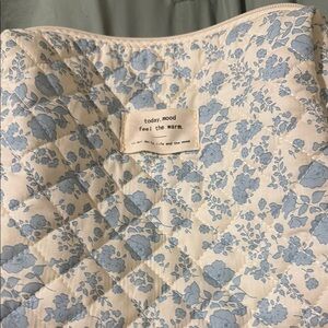 Floral Quilted makeup Bag